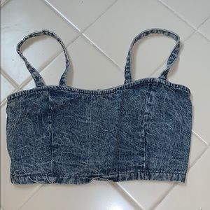 Pacsun Denim Crop Top